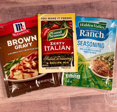 ranch italian dressing brown gravy roast Easy Slow Cooker Pot Roast Recipe With Vegetables