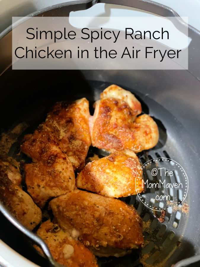 Simple and delicious, this Spicy Ranch Chicken comes together in just a few minutes in the air fryer.