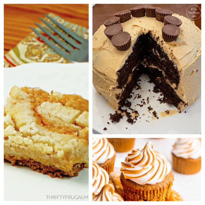 24 Delectable Thanksgiving Desserts cakes, cheesecakes, cake pops and cupcakes