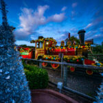 Holly Jolly Express sing along train Busch Gardens Christmas Town