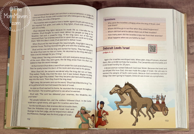 Ergemeier's Interactive Story Bible is a great tool for family worship or bedtime story time