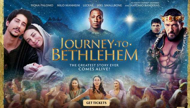 Buy your tickets TODAY to see this family-friendly, uplifting, joyful film, Journey to Bethlehem, in theaters opening weekend, November 10!